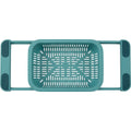 Zocns Expandable Over-Sink Vegetable Colander 36-54 cm Teal - Product view