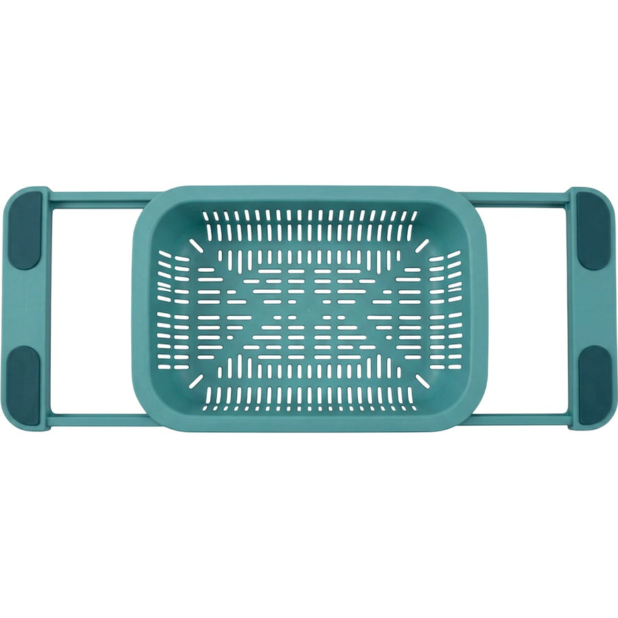 Zocns Expandable Over-Sink Vegetable Colander 36-54 cm Teal