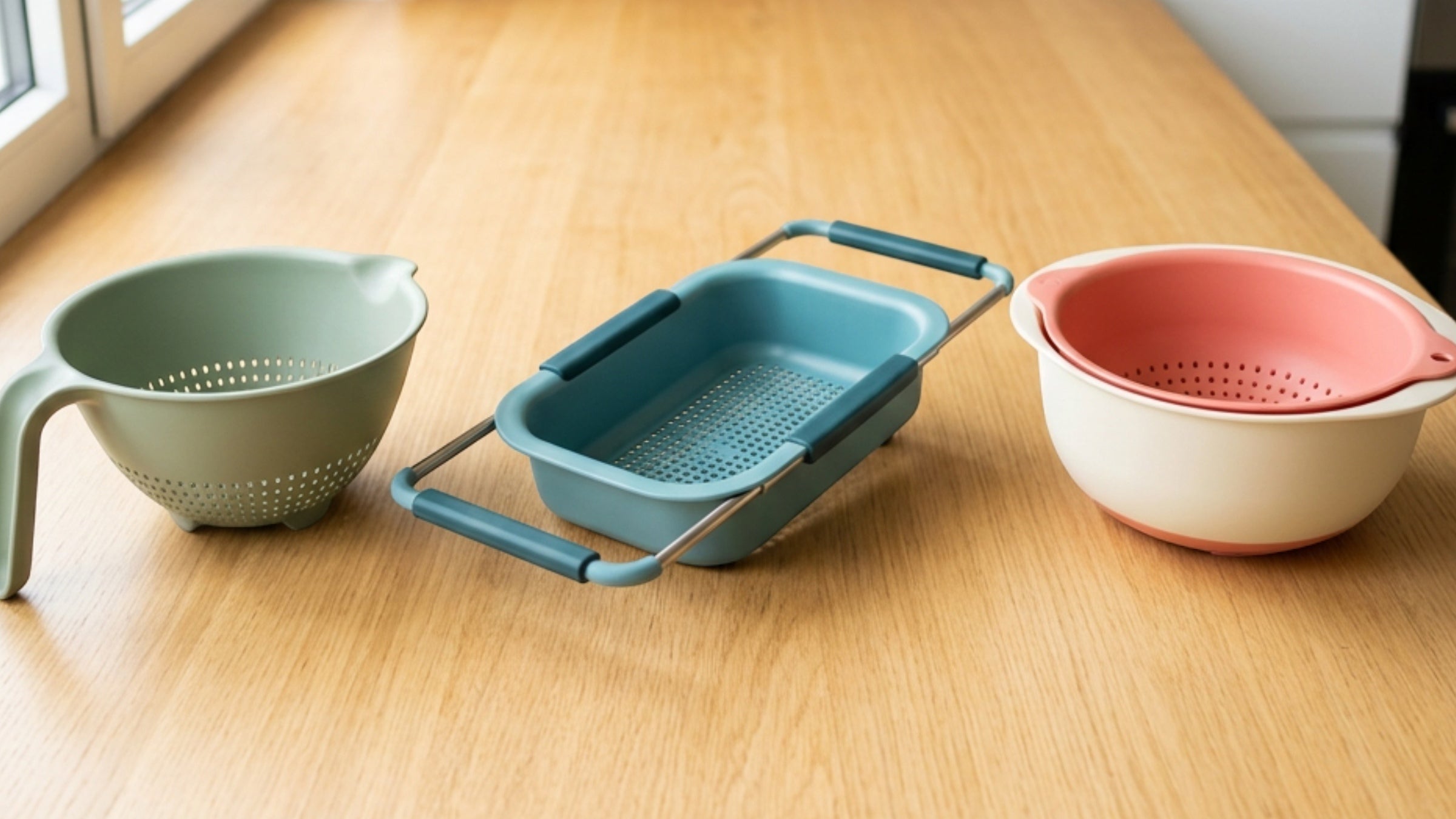 Zocns Vegetable Washing Colanders and Strainers